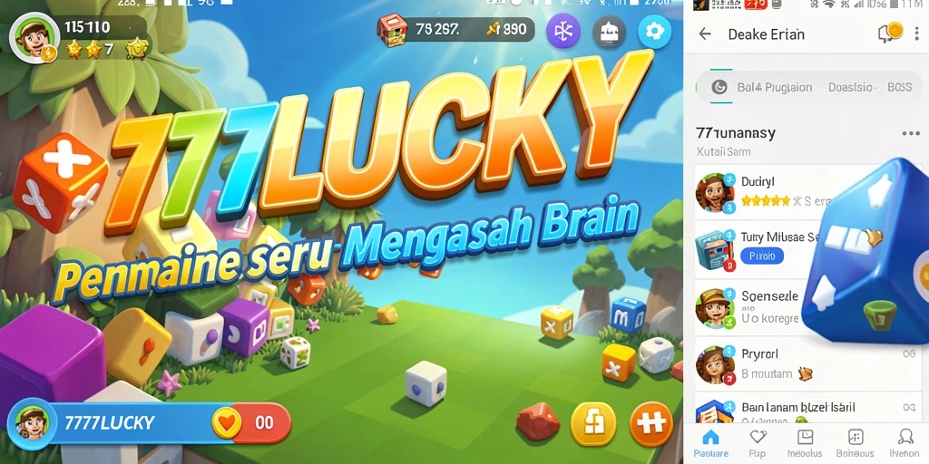 Screenshot utama <strong>777LUCKY</strong> menampilkan gameplay Puzzle yang seru dan menantang.