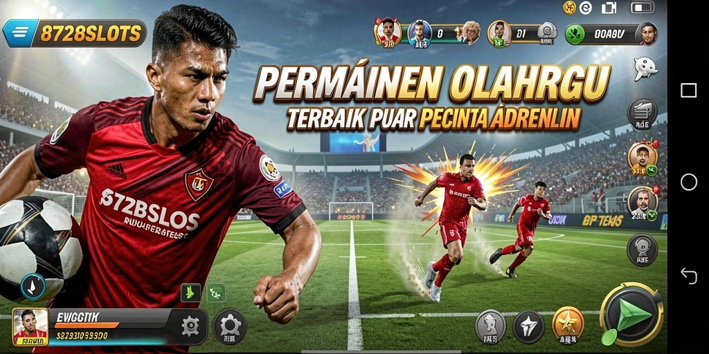 Tampilan gameplay menarik dari 8728SLOTS dengan nuansa olahraga.