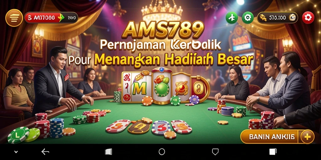 Tampilan permainan Kasino yang seru dan menarik di AMS789.
