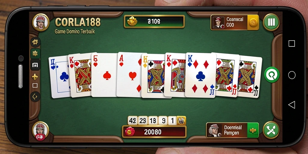 Tampilan menarik dalam gameplay Domino CORLA188.