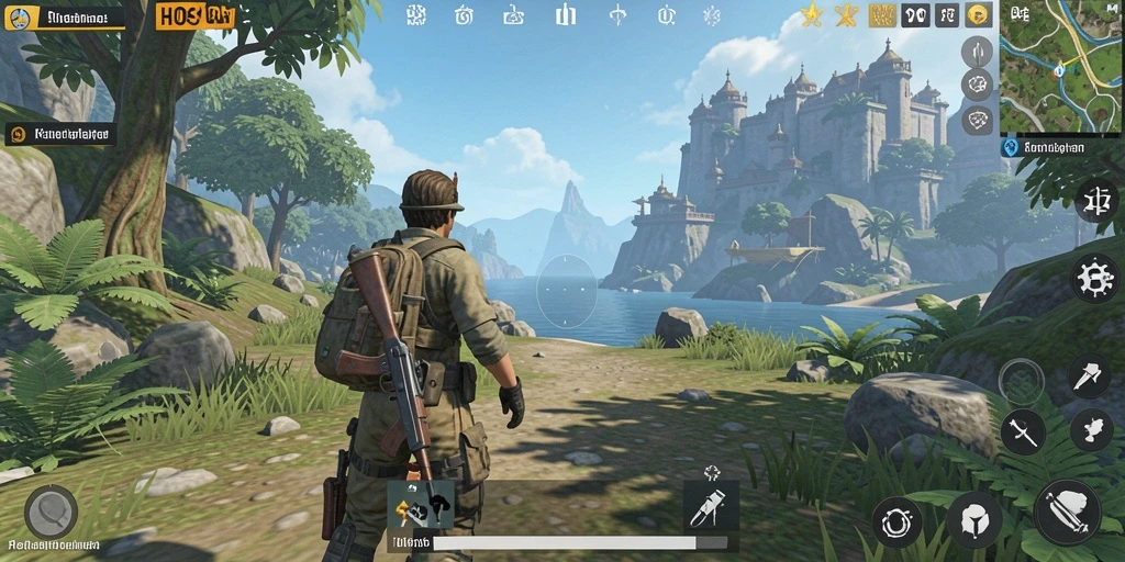 Gambar menampilkan gameplay seru di dunia terbuka HO3.