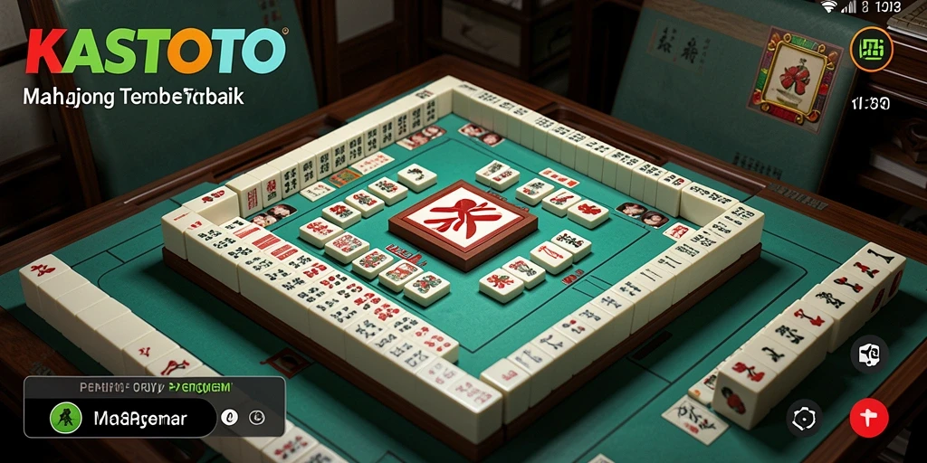 Tampilan gameplay Mahjong yang seru dan menarik di KASTOTO.