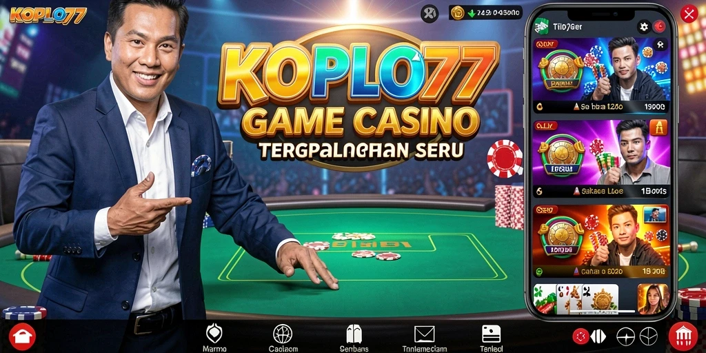 Gameplay seru dan interaktif di KOPLO77 Live Casino.