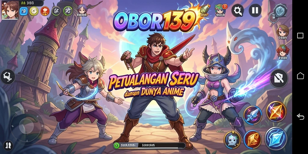 Tangkapan layar menampilkan pertarungan seru dalam OBOR138.