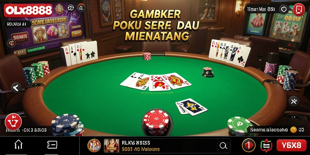 Gameplay menarik dalam OLX888, nikmati setiap pertandingan Poker.