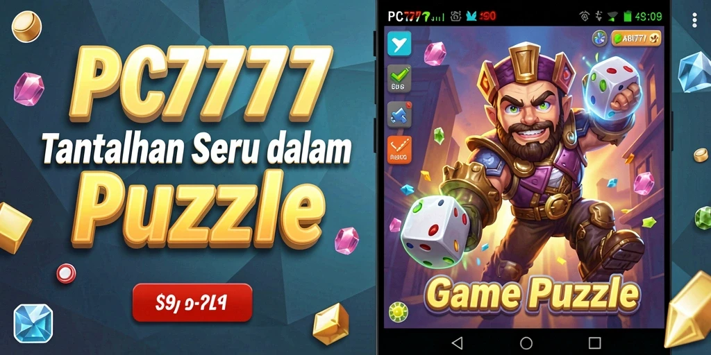 Tampilan menarik dari gameplay Puzzle di PC777.