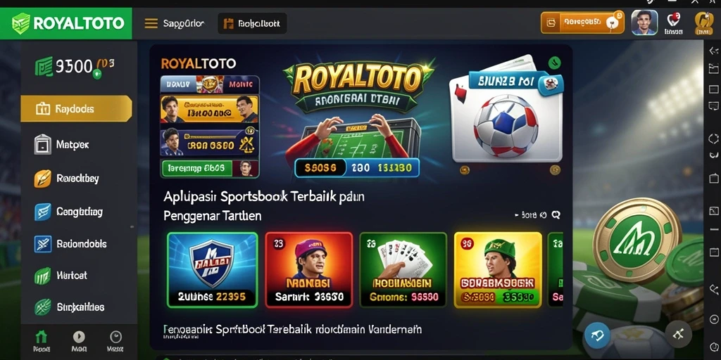Tangkapan layar gameplay ROYALTOTO saat taruhan berlangsung.