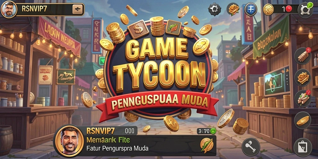 Tampilan gameplay menarik dari RSNVIP7 di dunia Tycoon.