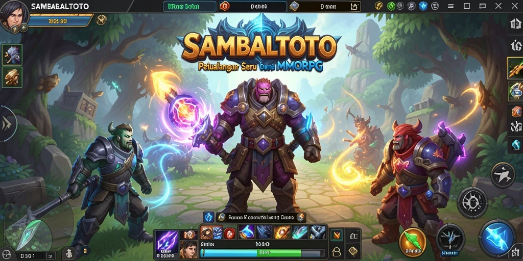Tampilan menarik dari gameplay MMORPG SAMBALTOTO
