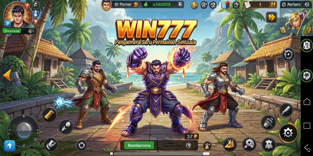 Tampilan gameplay seru dan interaktif dari WIN777.