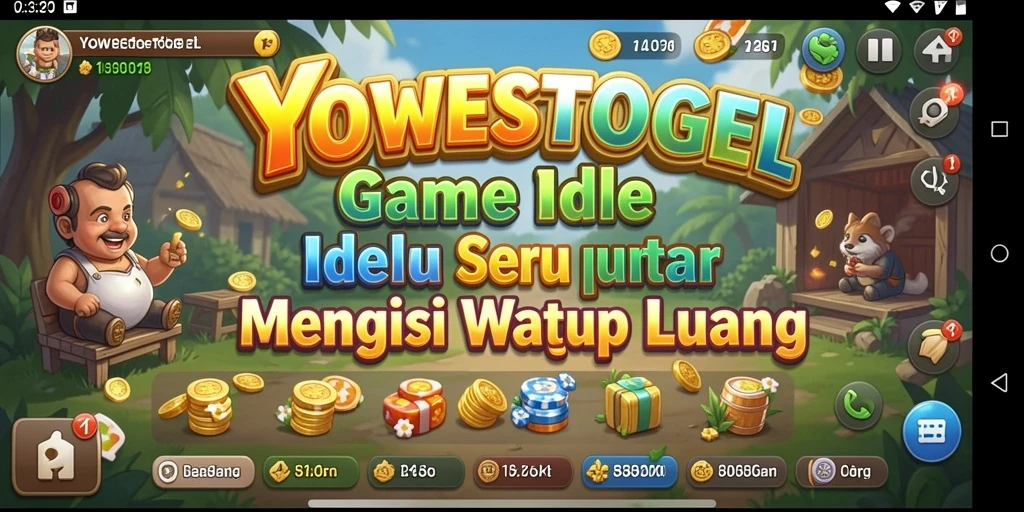 Tampilan gameplay YOWESTOGEL yang menarik dan penuh warna.